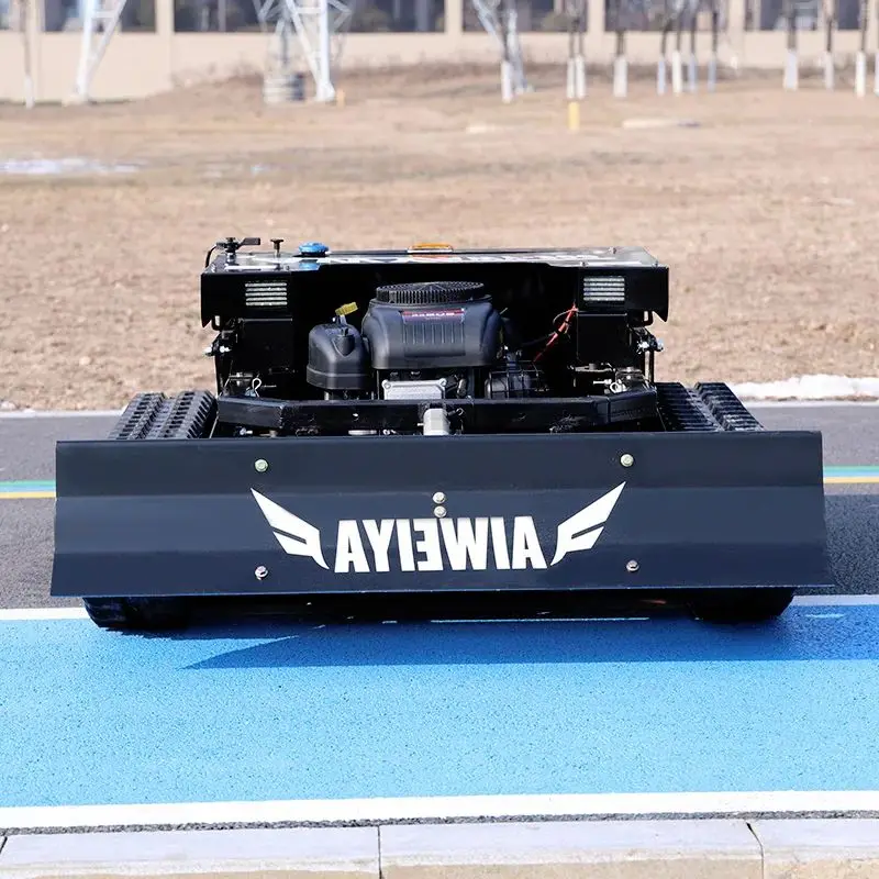 

Customized, no-dead-angle, smooth-cutting, tracked all-terrain, remote-controlled, self-propelled, zero-rotation robot