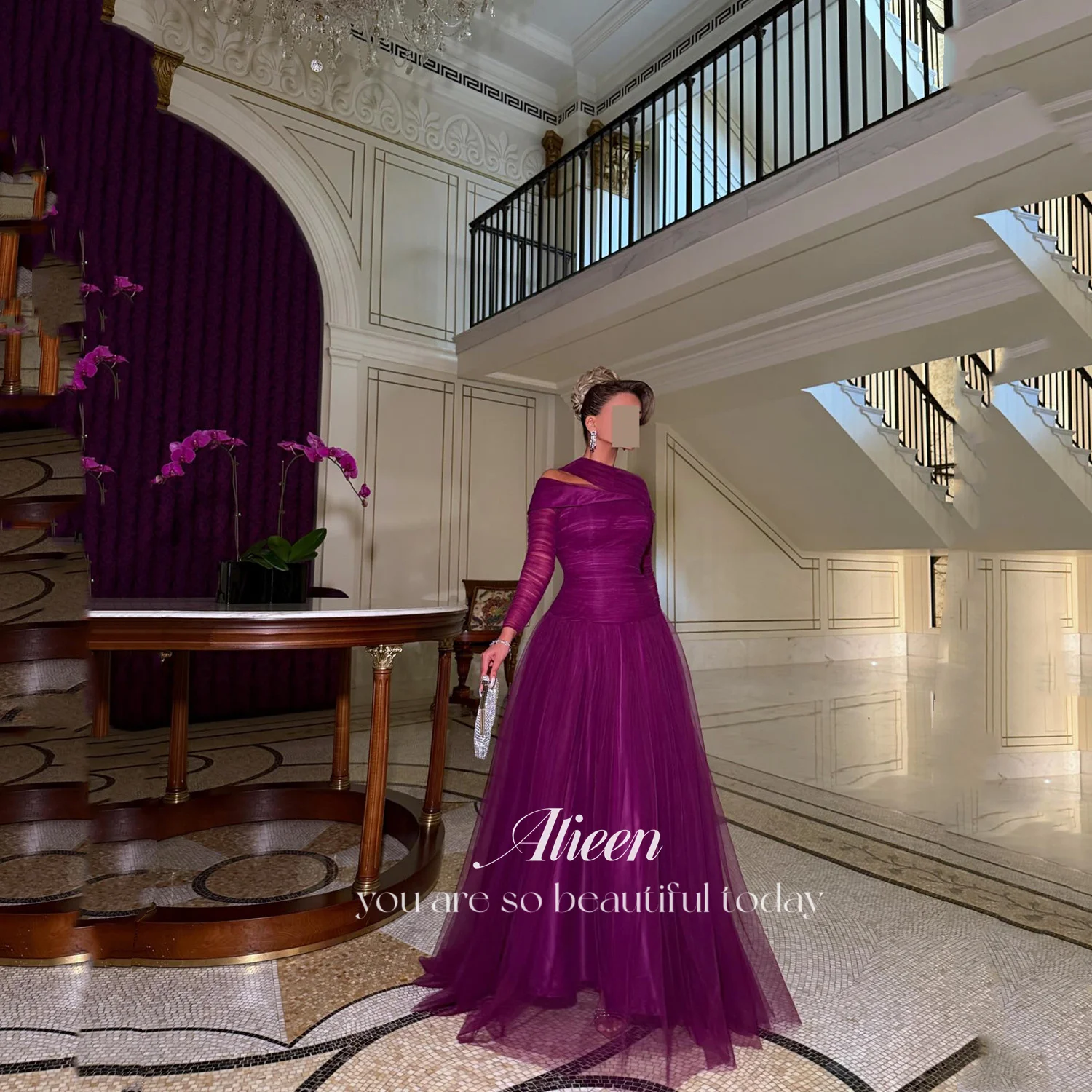 

Aileen Prom Dresses for Special Occasions Vestidos De Fiesta Elegant Party Dresses 2025 Purple Red فساتين سهرة Customized A-line