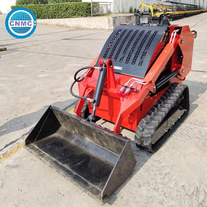 

CNM-480 Mini Skid Steer Loader Compact Stand-on Crawler Skid Steer Loader CE Euro 5 Certified Customized Skid Steer for Farm