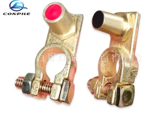 1pc Car brass battery modification connector pile head clip big to small head convertor negative positive