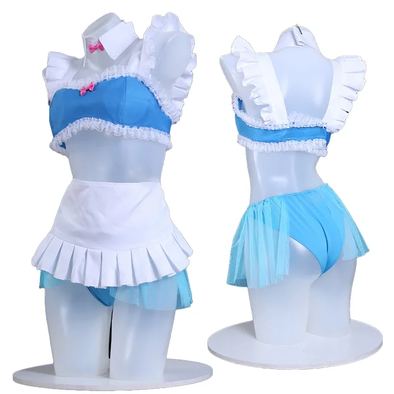 

Rem Cosplay Costumes Re:zero Kara Hajimeru Isekai Seikatsu Role Play Uniform Halloween Christmas Carnival Dressing For Women