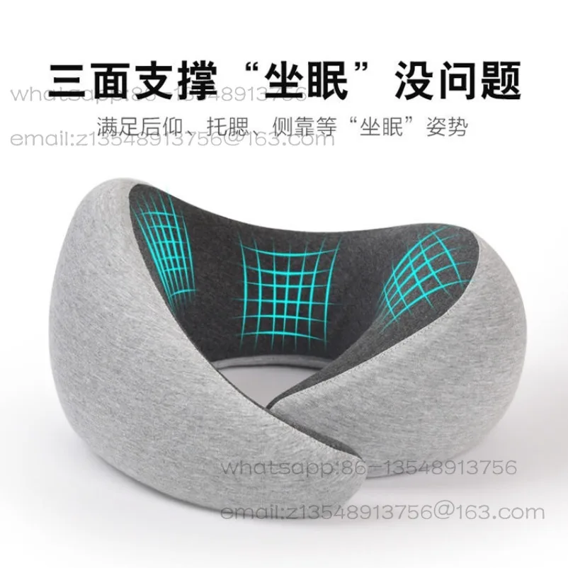 U-shaped Pillow Memory Cotton Car Portable Travel Pillow Airplane Noon Sleep Pillow