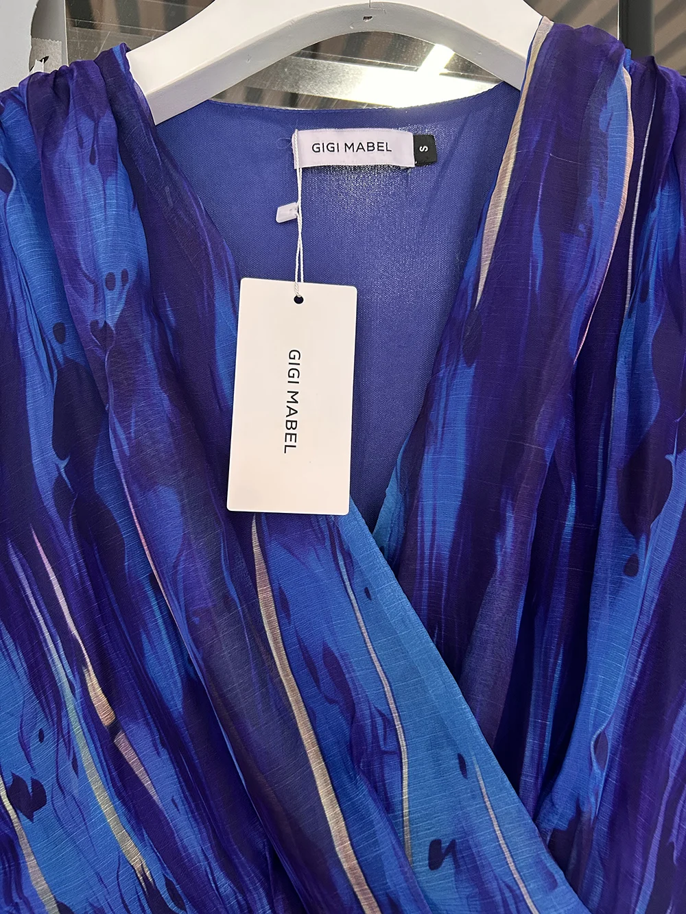 GIGI MABEL Women V-Neck Simple Casual Sheer Long Sleeve Long Dress 2025 Summer Fashion Elegant Formal Party Evening Maxi Dresses