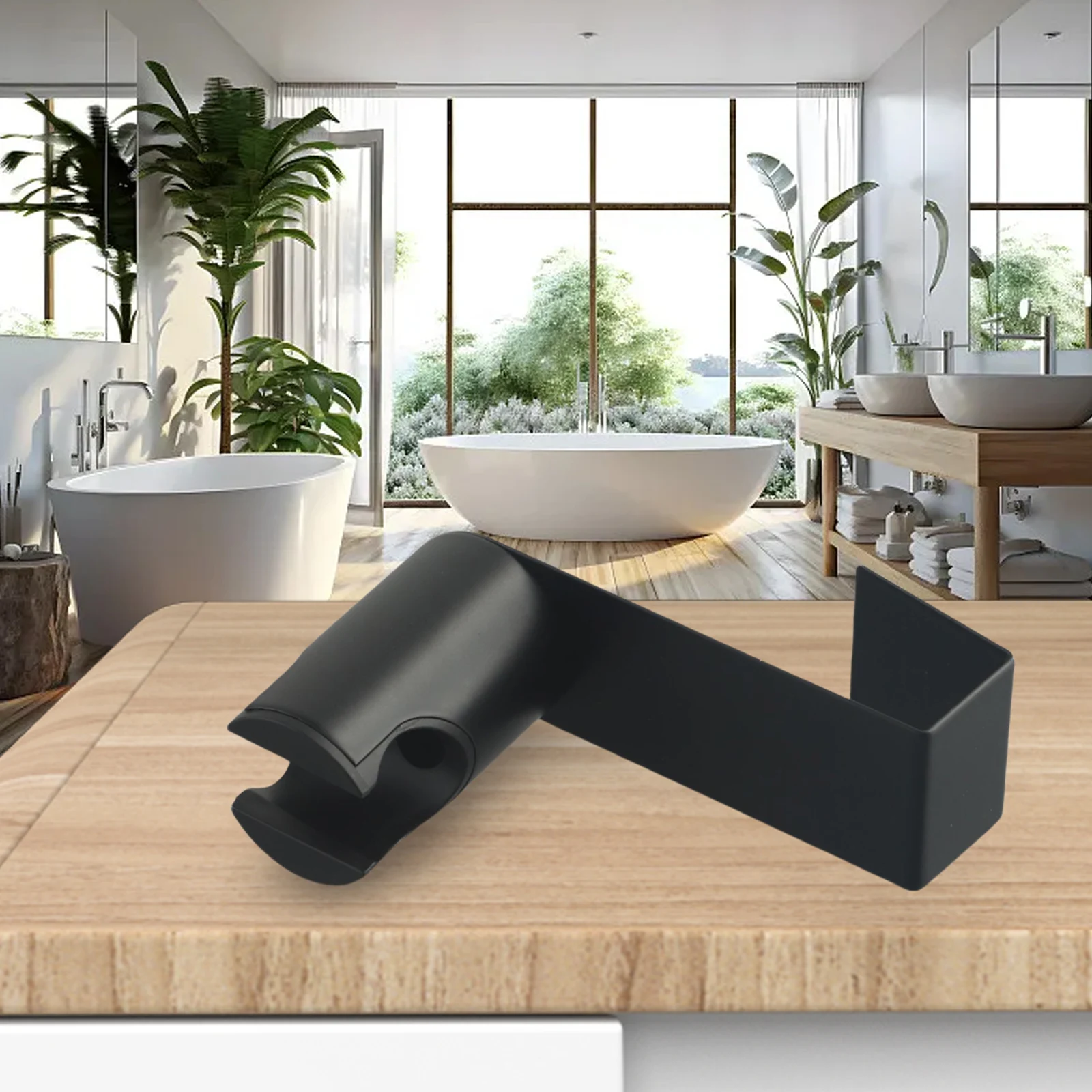 Black Bidet Sprayer Holder Toilet Bathroom Attachment Hanging Bracket For Shower For Bathroom Hand Sprayer Wand Brushed