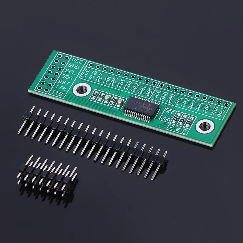 

MCP23017-E/SS I2C IIC Expander Board Module 16bit I/O Extension Module Pin Board IIC Input/Output Expansion Board For Arduino