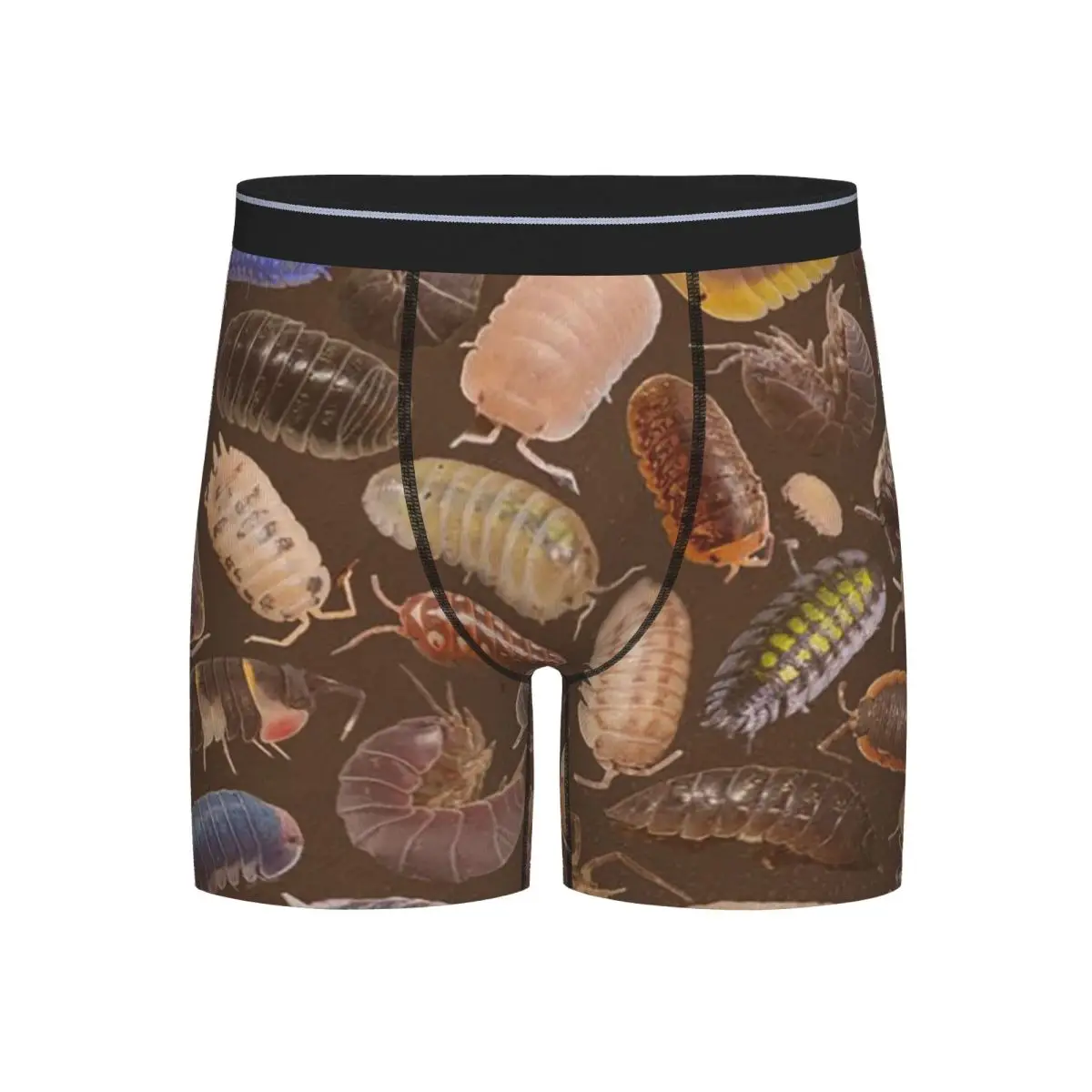 

Long Boxer Underpants Shorts Isopods Insect Animal Panties Men's Comfortable Underwear for Homme Man Boyfriend Gifts