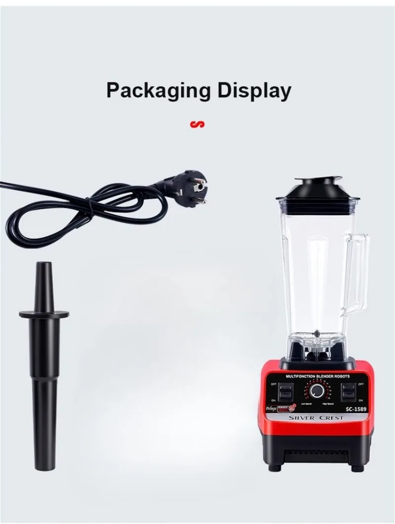 Multifunctional Juicer Wall Breaker Household Grinder 4500W High-power Blender Fruit Juicing Semi-automatic Operation