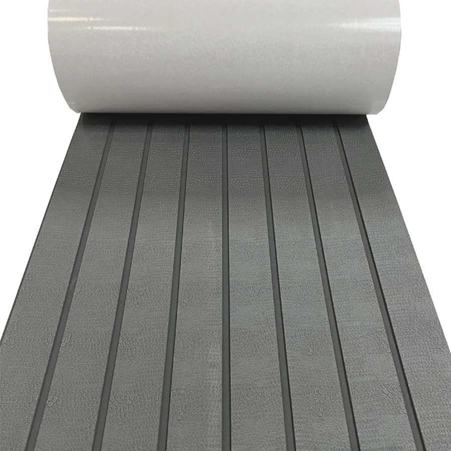 

2400*450mm EVA Foam Boat Flooring Marine Self-Adhesive Decking Faux Teak Sheet Jon Swim Platform Helm Pad RV Caravan Motorhome