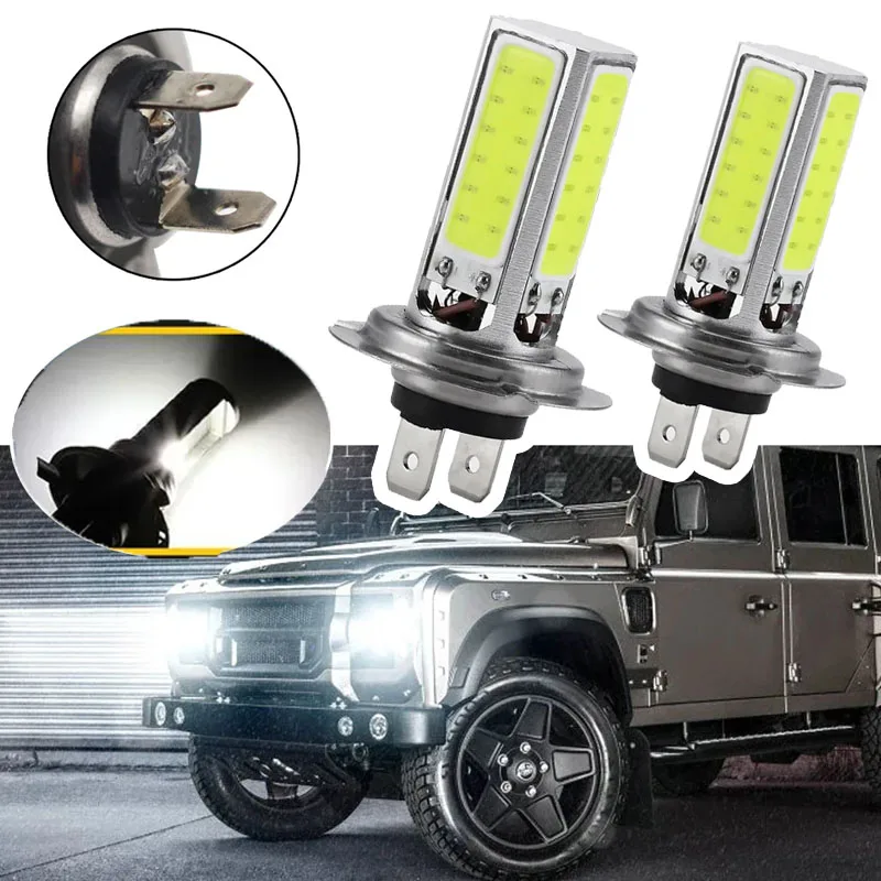 

2PCS Car LED Lamp H4 H7 5630 33SMD 12V White Fog Light Super Bright Auto LED Front Fog Light High Power Driving Lamp Bulbs