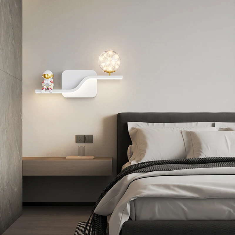 Applique Murale LED Créative pour Chambre d'Enfant, Astronome, Ludéviation, Salon, Allée