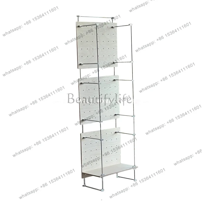 Multi-layer floor birch marine board hole rack multi-functional storage rack