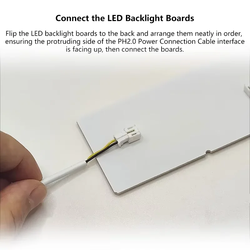 For bambu Lithophane LED Backlight Board Kit USB-A to PH2.0 power supply Lamp panel Light board KC009 KC010 CMYK LED For Bambu