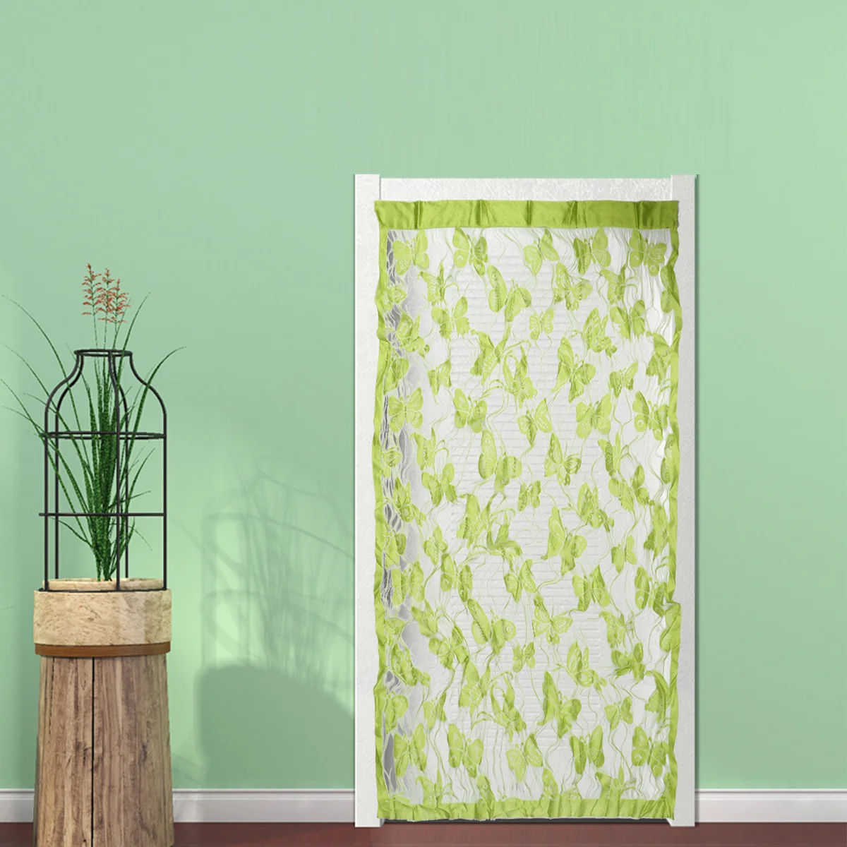 

1pc Line Curtain Room Dividers Tassel Curtains Door Window 120x180cm Thread Partitions Light Filtering Privacy Rod Pockets Home