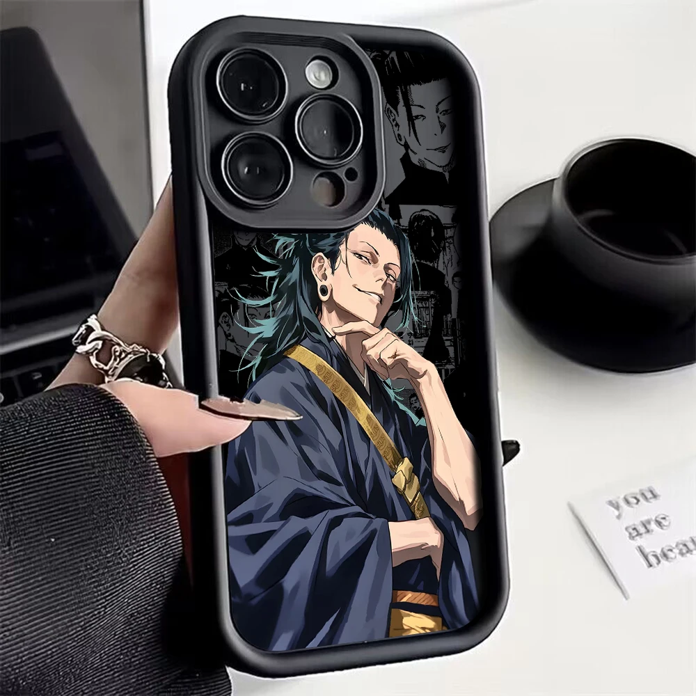 Anime Jujutsu Kaisen Gojo Phone Case for OPPO A5 A7 A16 A17 A38 A53 A54 A55 A58 A72 A74 A76 A78 A94 A98 4G 5G Cover