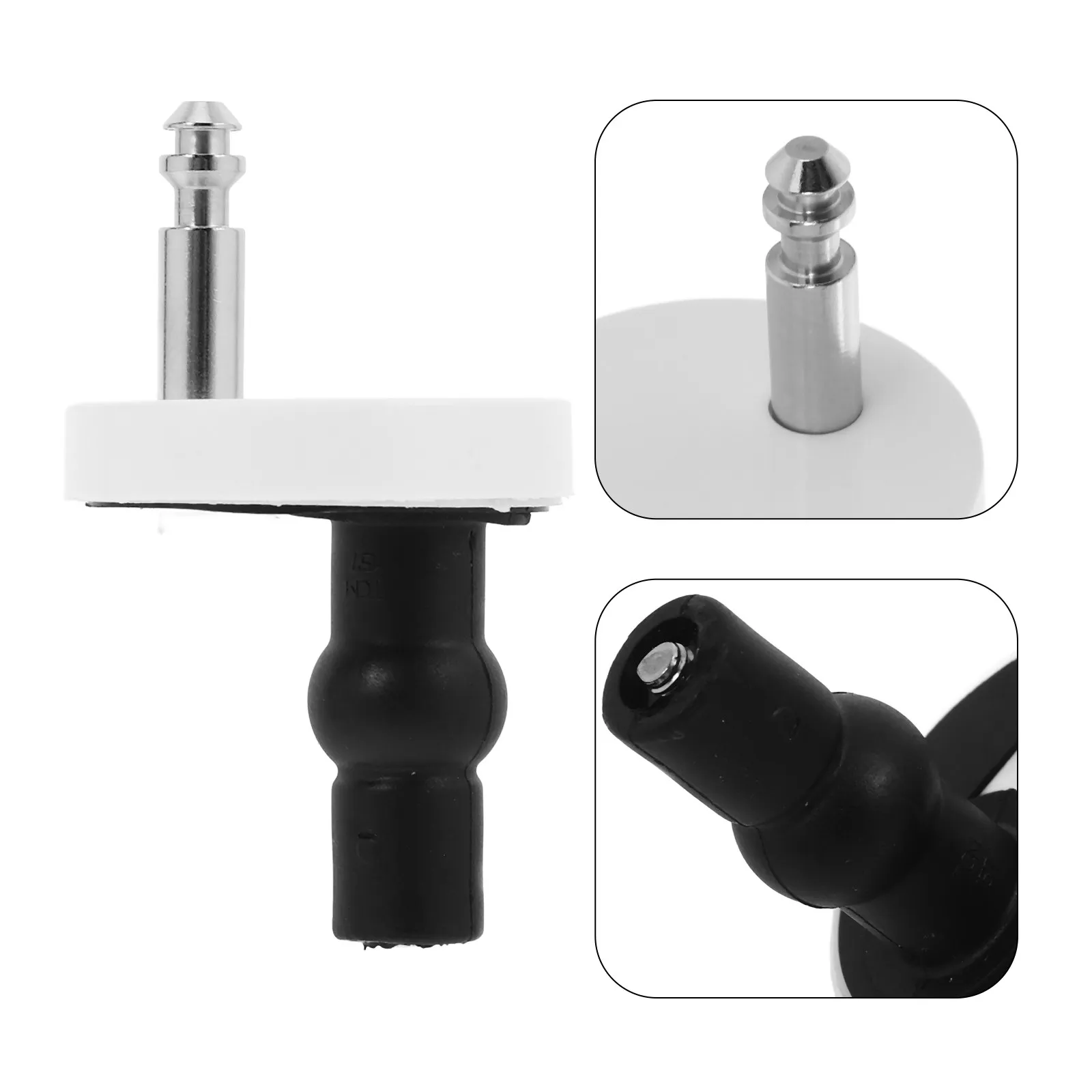 

2Pcs Toilet Seat Fixing Screw Kit Includes Hinges Bolts Nuts for Easy Installation Universal Compatibility Secure Toilet Lid