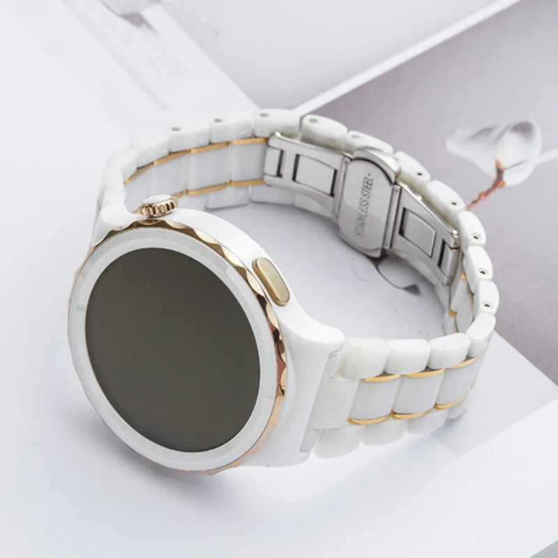 Luxury Ceramic Strap for Huawei GT3 /GT3 pro Bracelet for Huawei Watch 3 /3 Pro GT2 Pro Watchband for Women Wristband Party Gift