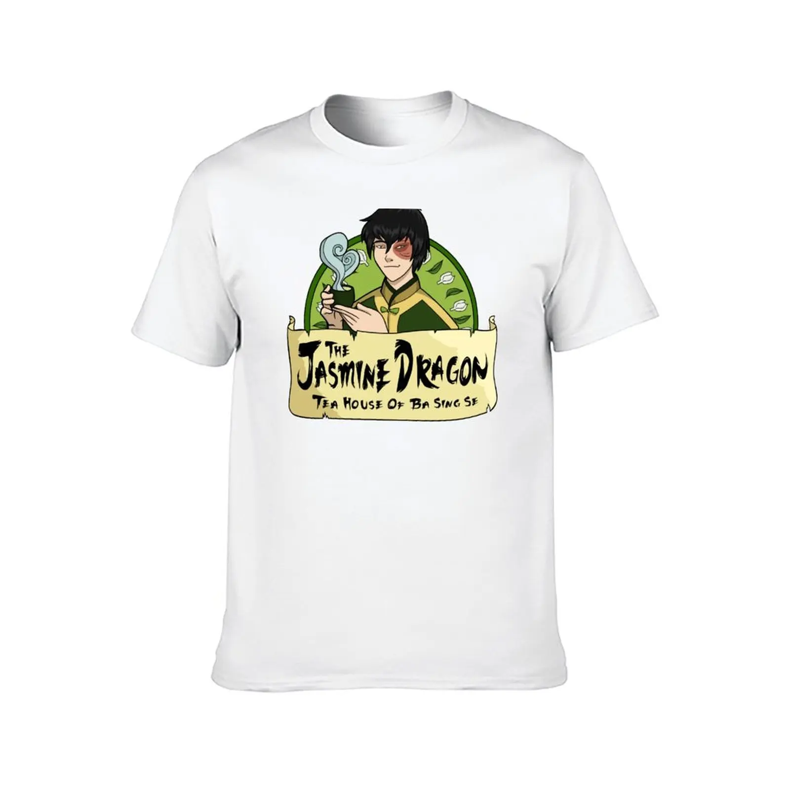 The Jasmine Dragon Tea House - With Prince Zuko T-Shirt t shirts with prints t shirt man luxury cotton t shirts man 100% T-Shirt