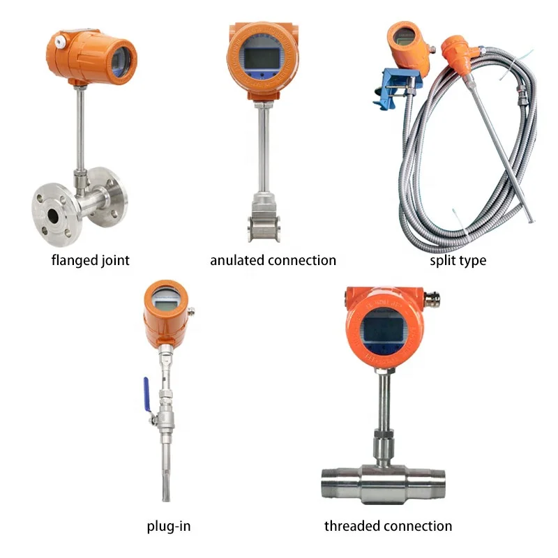 

High-Temperature Digital RS485 Mass Flowmeter Compressed Air and Natural Measurement Thermal for Flow Meters