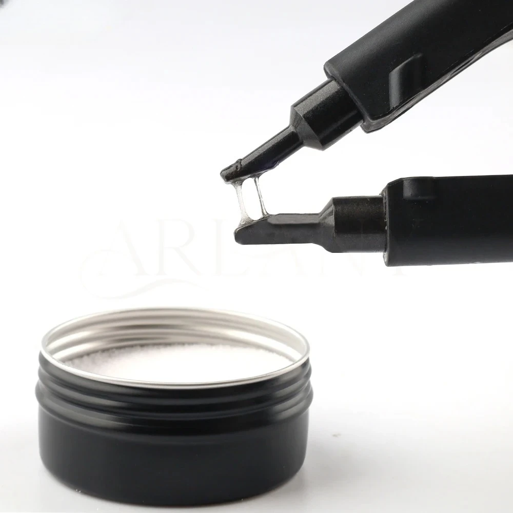 Keratin-Klebepulver für Vorgeklebte Haarverlängerungen Italienisches Keratin-Klebepulver Heißschmelzendes Keratin-Bondingpulver für K/I/U/V-Spitzen