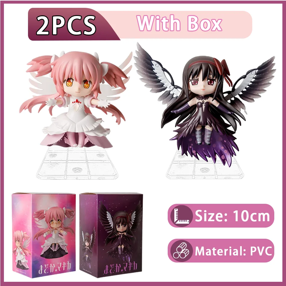 Magic Wing Girl Figur Anime Actionfigur Chibi Puppe PVC mit Box Sammlerstück Modell Desktop-Deko Statue Weihnachtsgeschenke