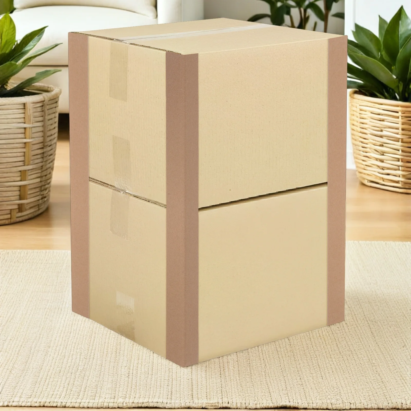 20pcs Cardboard Corner Protectors Heavy Duty L-Shaped Edge Guards For Shipping Boxes Reinforced Furniture Frame Protection