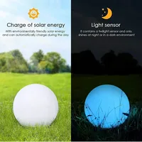 Solar Light 500mah Lithium Battery Outdoor Lighting Garden Lawn 24-key Remote Control Spherical Solar Lights Outdoor Lighting