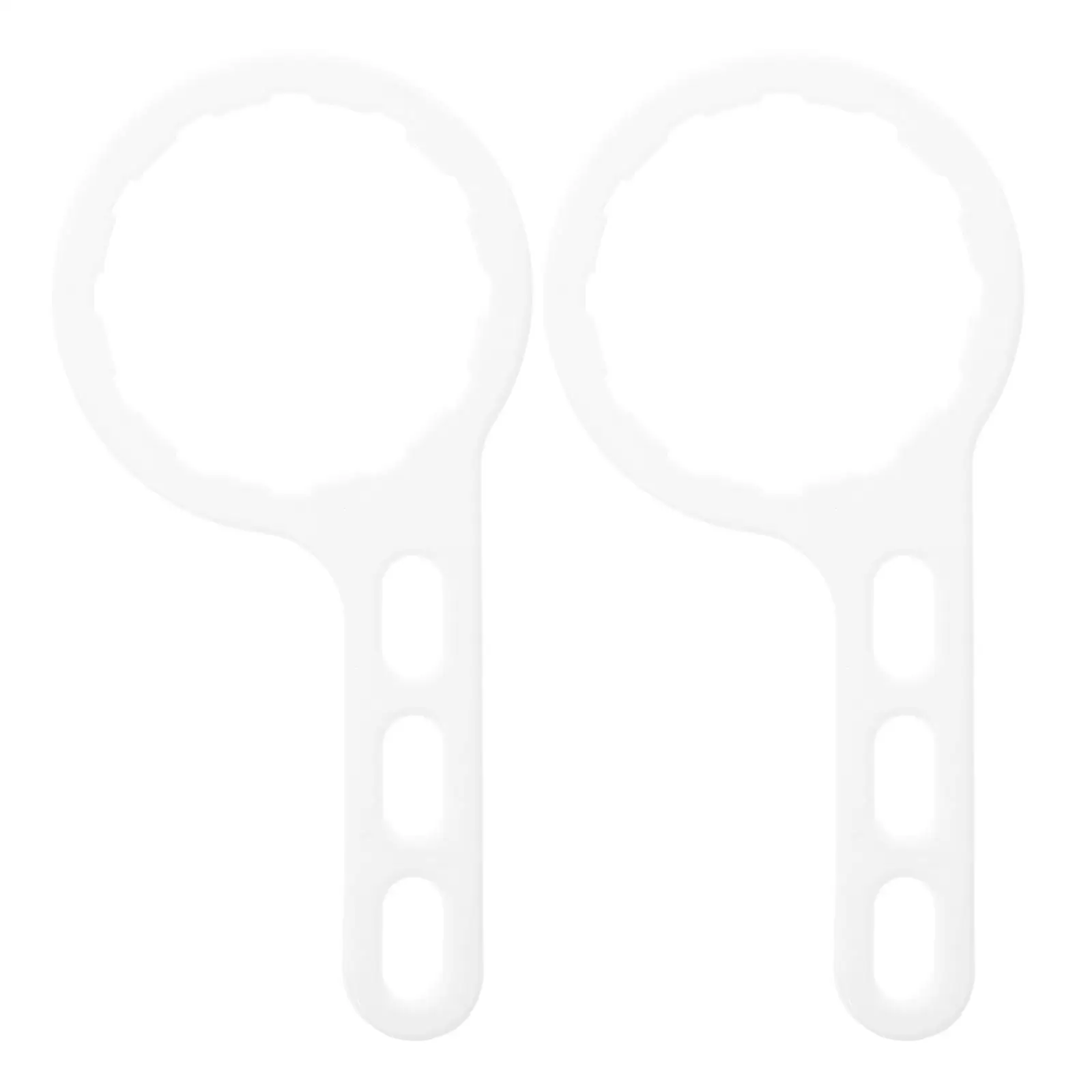 

2PCS Water Purifier Filter Bottle Wrench Housing Membrane Shell Tool White Plastic Compact For Home Commercial Use