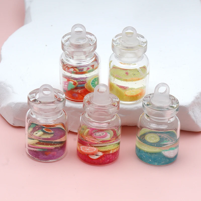10/100PCS Transparent Decor Glass Bottle Wishing Drifting Bottle DIY Pendant Home Decoration Accessories