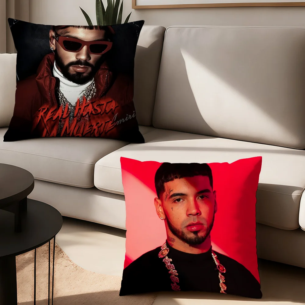 

Rapper A-Anuel AA Pillow Case Office Cushions Suitable For Sofa Car Bedroom Decorative Cushion Cover