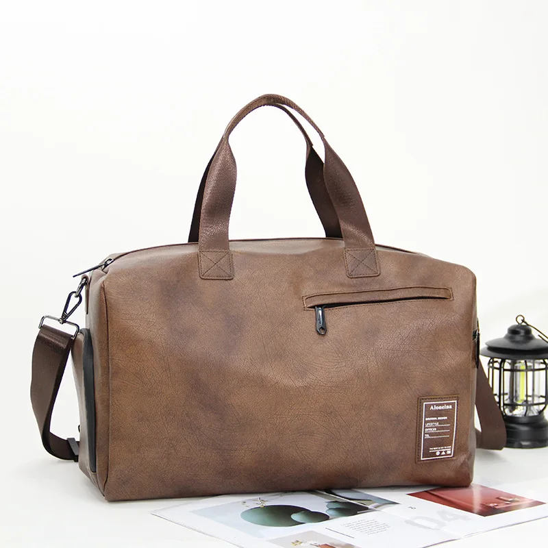 New Fashion Dry-wet Separation Travel Bag Fitness Sports Shoulder Bag Shoe Space Large-capacity Duffle Handbag