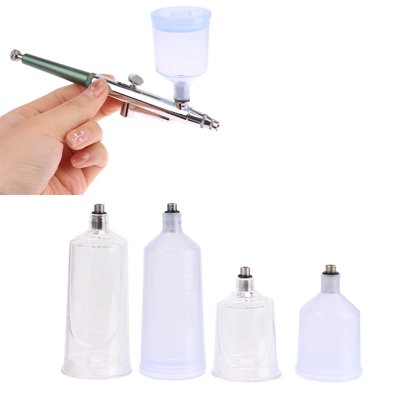 20/40ml Empty PC Plastic Bottle Airbrush Jar Replacement Air Brush Bottle for Skin Care Airbrush Facial Mist Sprayer Accessory