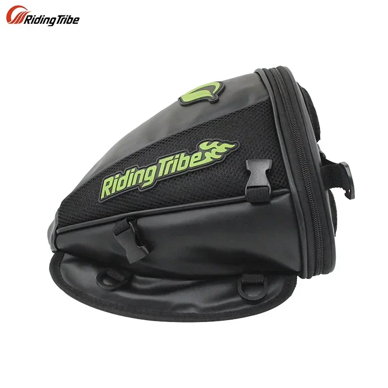 Motorcycle Tail bag offroad small rear seat bags suitcase leisure travel shoulder luggage motorbike cross-body backpack leather