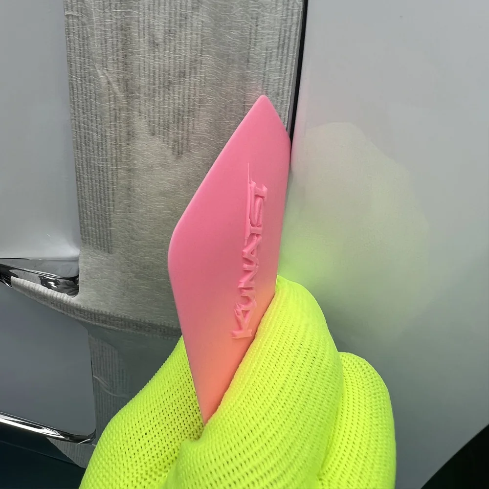 KUNAISI Squeegee Hard Card Squeegee Scraper Tint Car Film Wrap Vinyl Label Scraping Tool Sticker Remover Car Styling Accessory