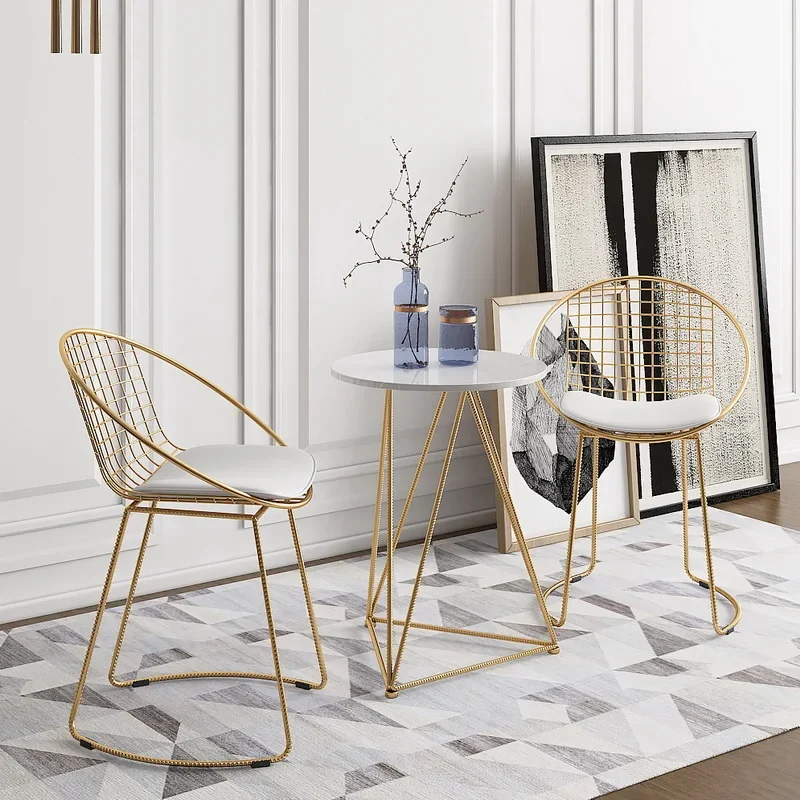 

Restaurant Portable Dining Chairs Throne Ergonomic Luxury Hotel Lazy Dining Chairs Dressing Minimalist Stoel Home Furniture