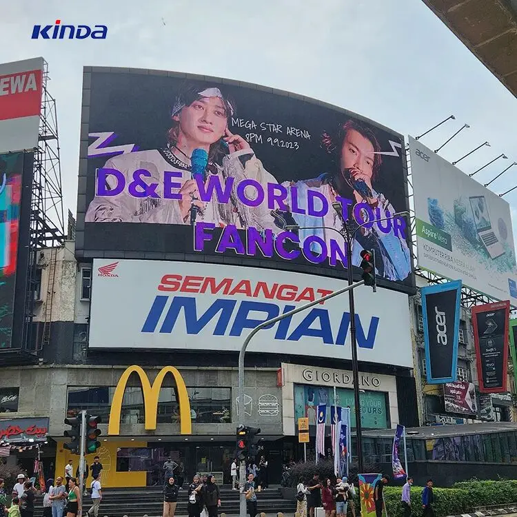 HD P3 P6 P8 P10 Pixel Pitch Waterproof Giant Seamless Splicing Advertising Large Led Billboard Outdoor LED Screen Display