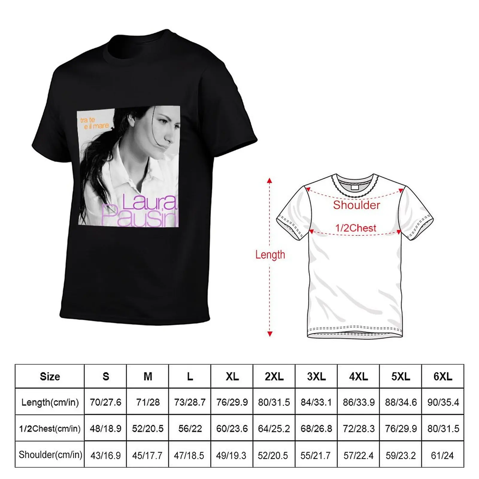 Laura Pausini tra te e il mare T-Shirt vintage clothes summer 2026 vintage t shirt men