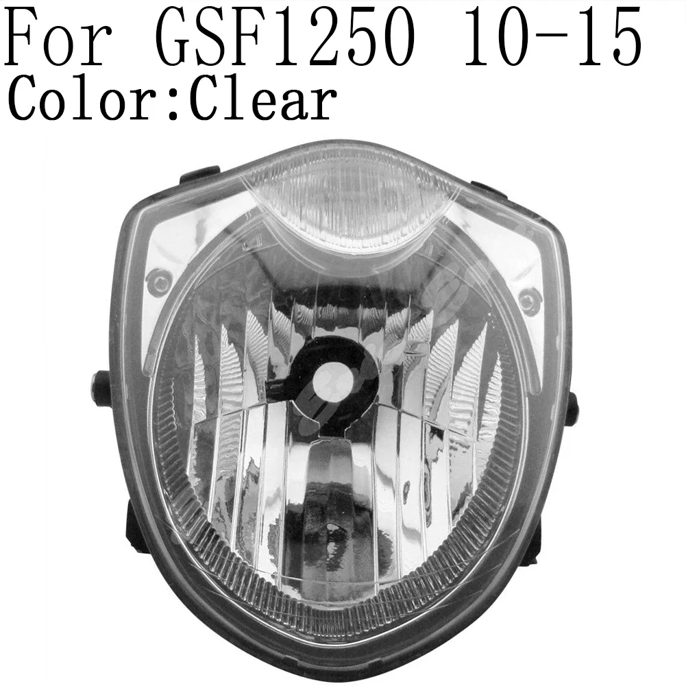 

Motorcycle Front Headlight Lamp Assembly For Suzuki Bandit GSF1250 2010 2011 2012 2013 2014 2015 Clear