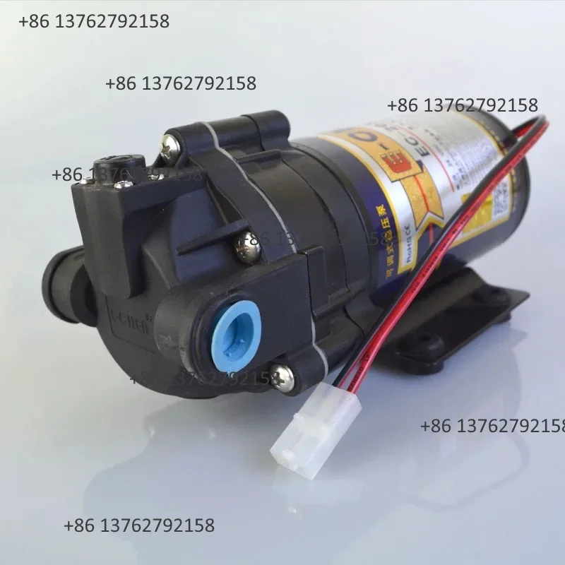 Насос мембранный E-Chen EC-204-400A RO, 400GPD, 24В DC, 2.6LPM при 70 PSI, для стабилизации давления в водоочистных установках
