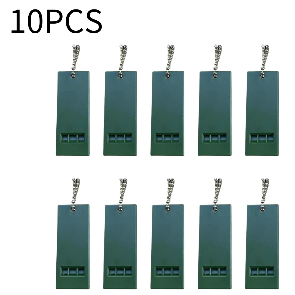 10Pcs Multifunctional Survival Whistle Long Distance Signal Waterproof Durable Multi Tone Frequency Conversion Lightweight