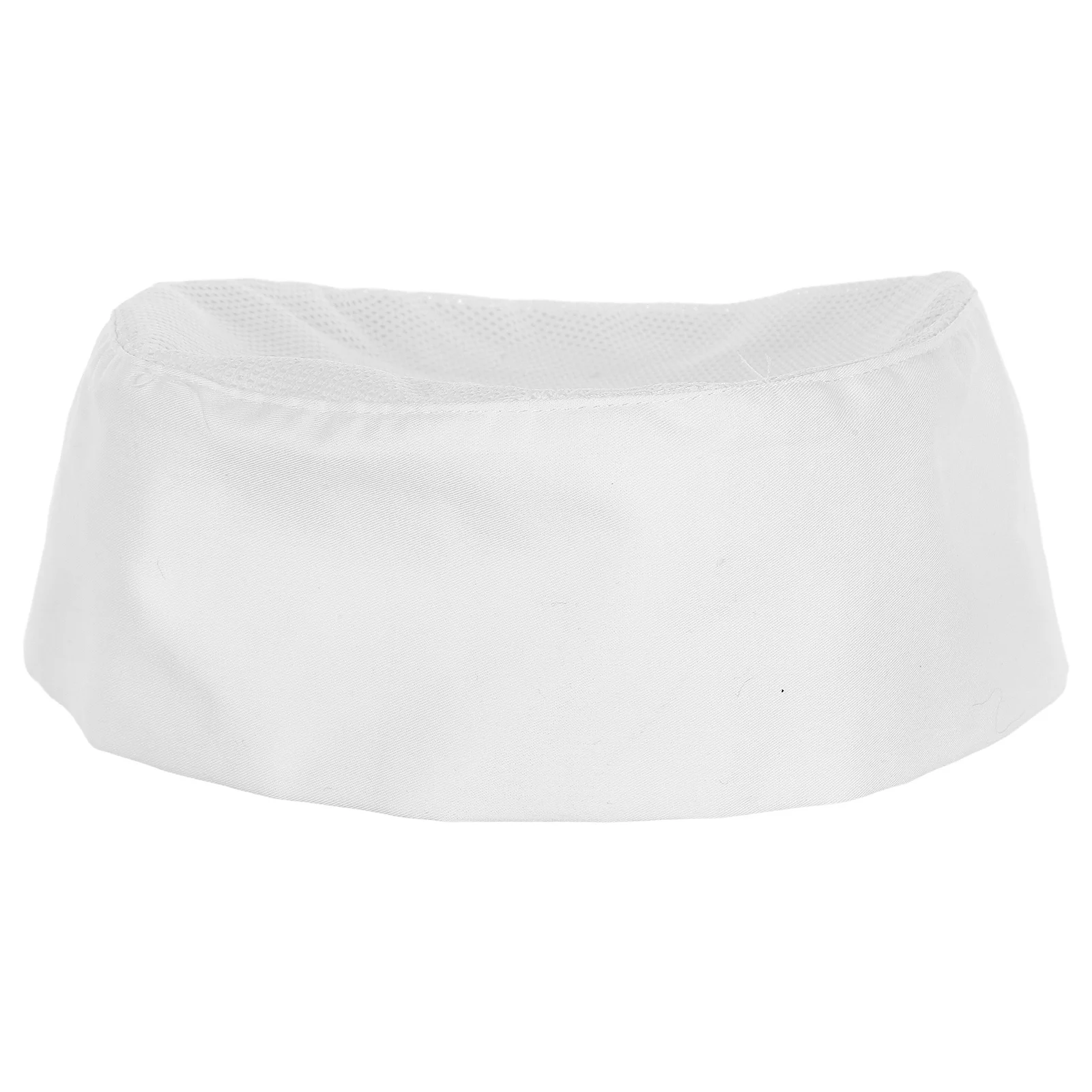 Chapéu de chef respirável ajustável, malha branca para adultos, cozinhas, padeiros, trabalho de cozinha profissional, uniforme escolar de catering
