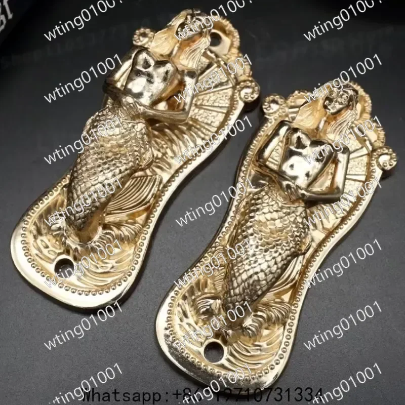 for Mermaid Curtain Hooks 2Pcs Set Elegant Tieback Holders Living Room Drapery Decor Accessories Stylish Window Treatment