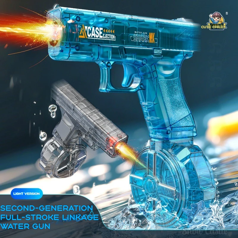 2025 الصيف الساخن M416 مدفع المياه التلقائي بالكامل لعبة اطلاق النار الصيف معركة الشاطئ الترفيه في الهواء الطلق لعب الأطفال والكبار