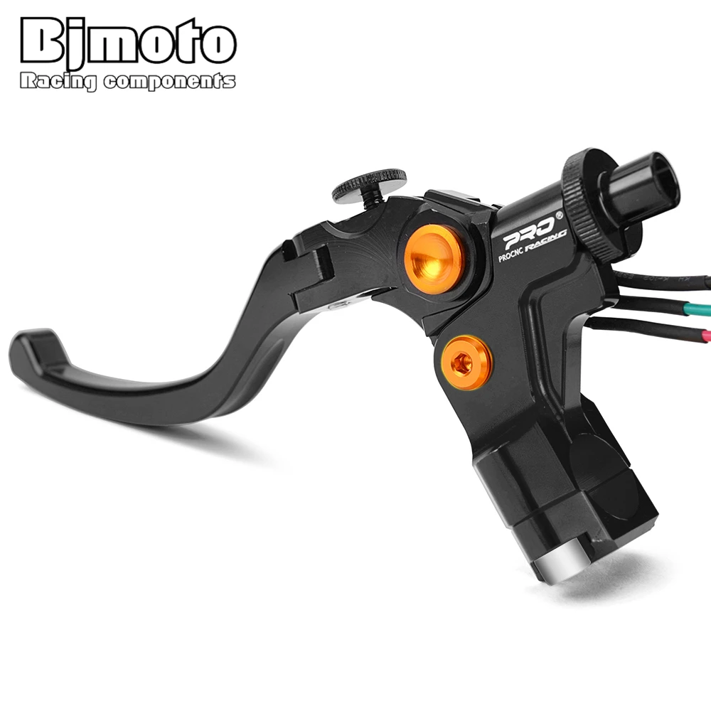 BJMOTO-palanca de embrague Universal para motocicleta, manija de Cable para moto, deporte callejero, 7/8 \