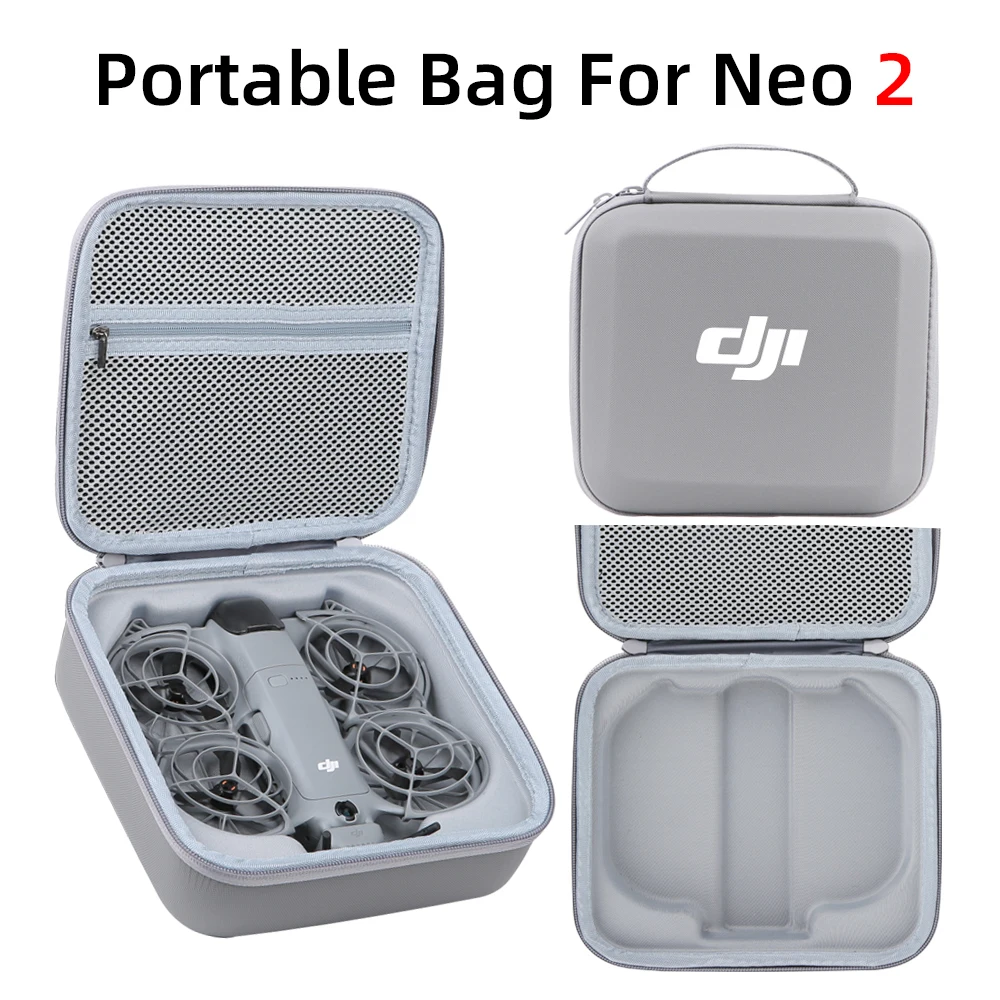 Estojo à prova de choque para dji neo 2, bolsa de armazenamento portátil para dji neo 2, acessórios remotos de drone