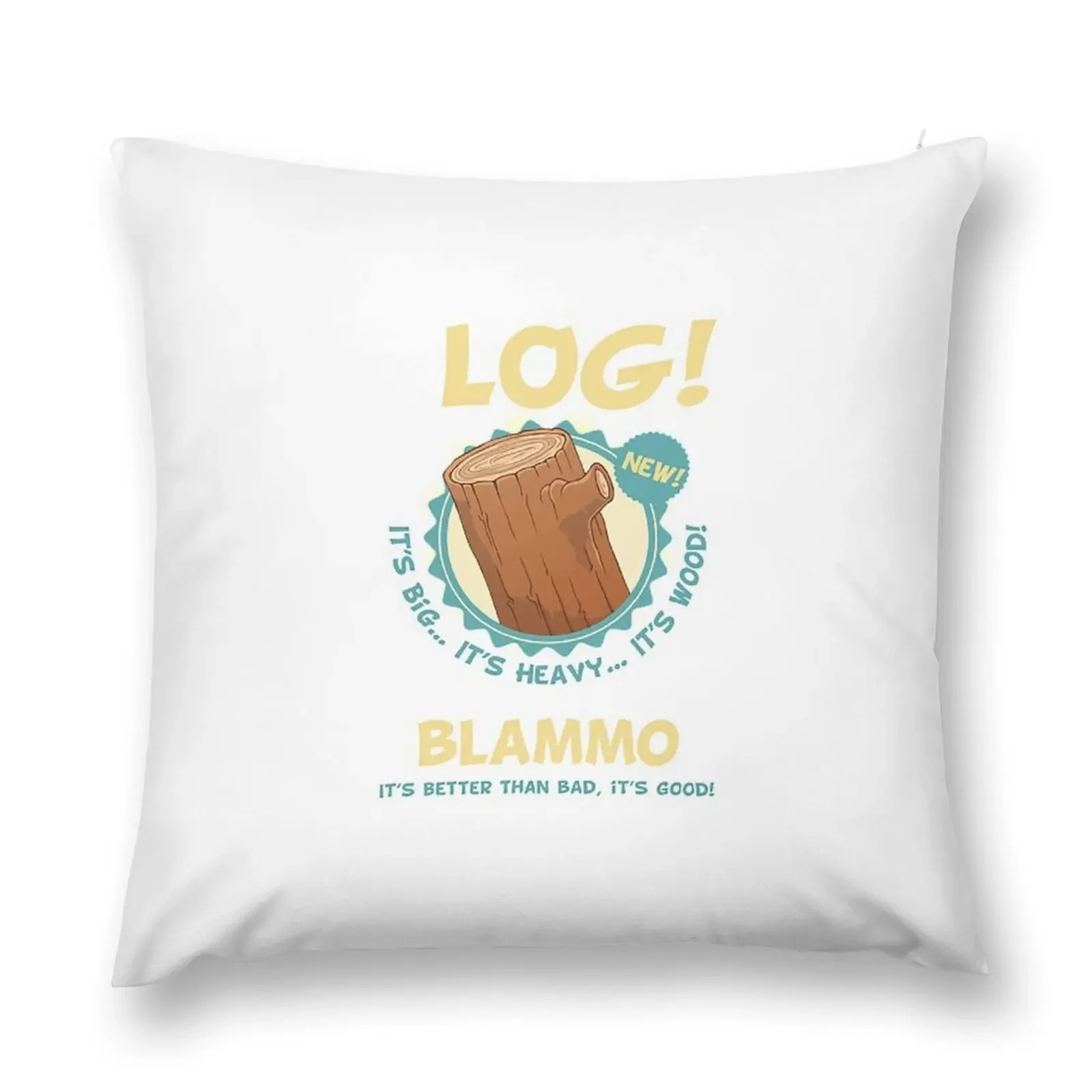 Ren And Stimpy T-ShirtIt's Log! Throw Pillow luxury decor Luxury Pillow Cover pillow