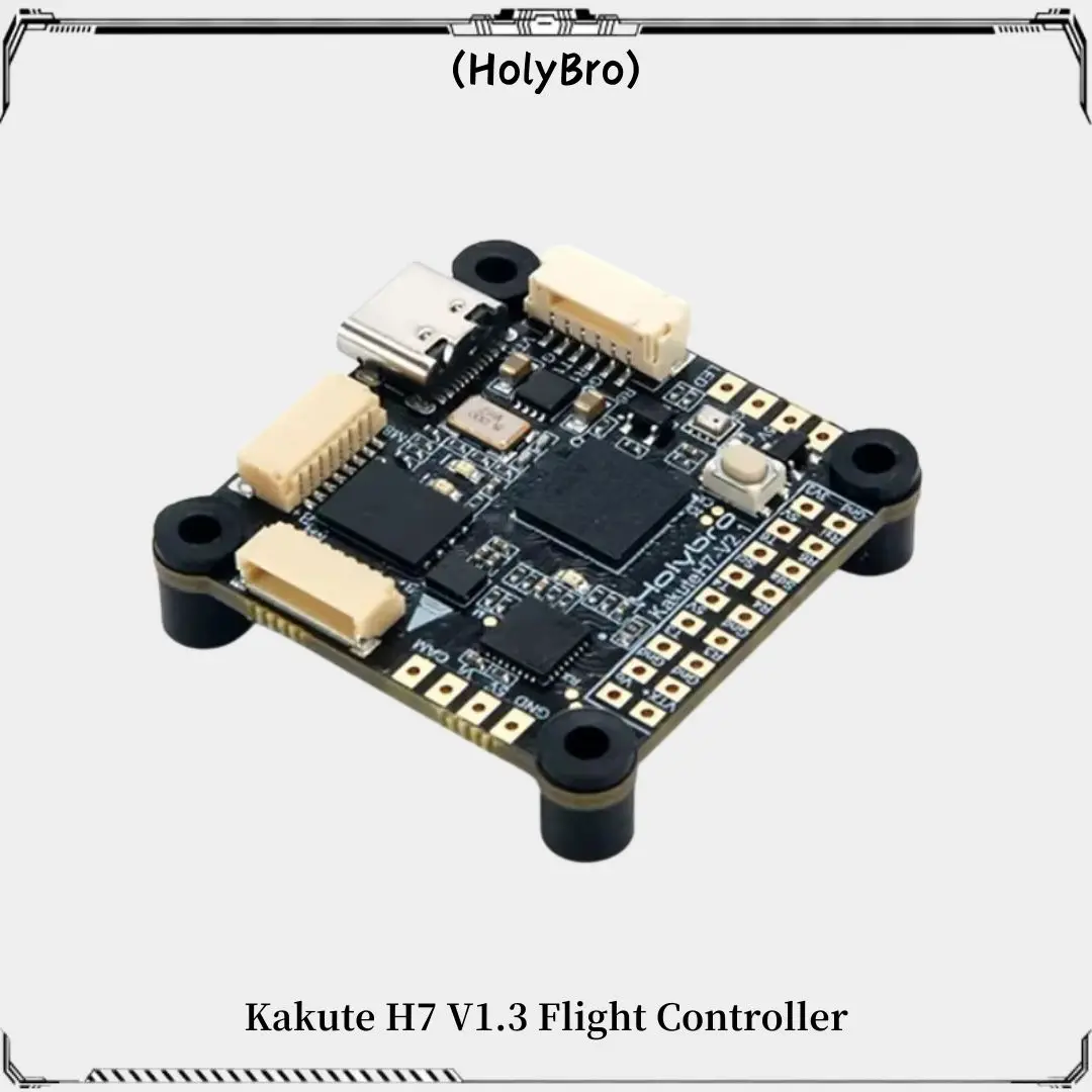 HolyBro Kakute H7 V1.3 MPU6000 H743 Flight Controller Dual BEC Baro OSD Onboard Bluetooth 30.5X30.5mm 2-8S for RC FPV Drone