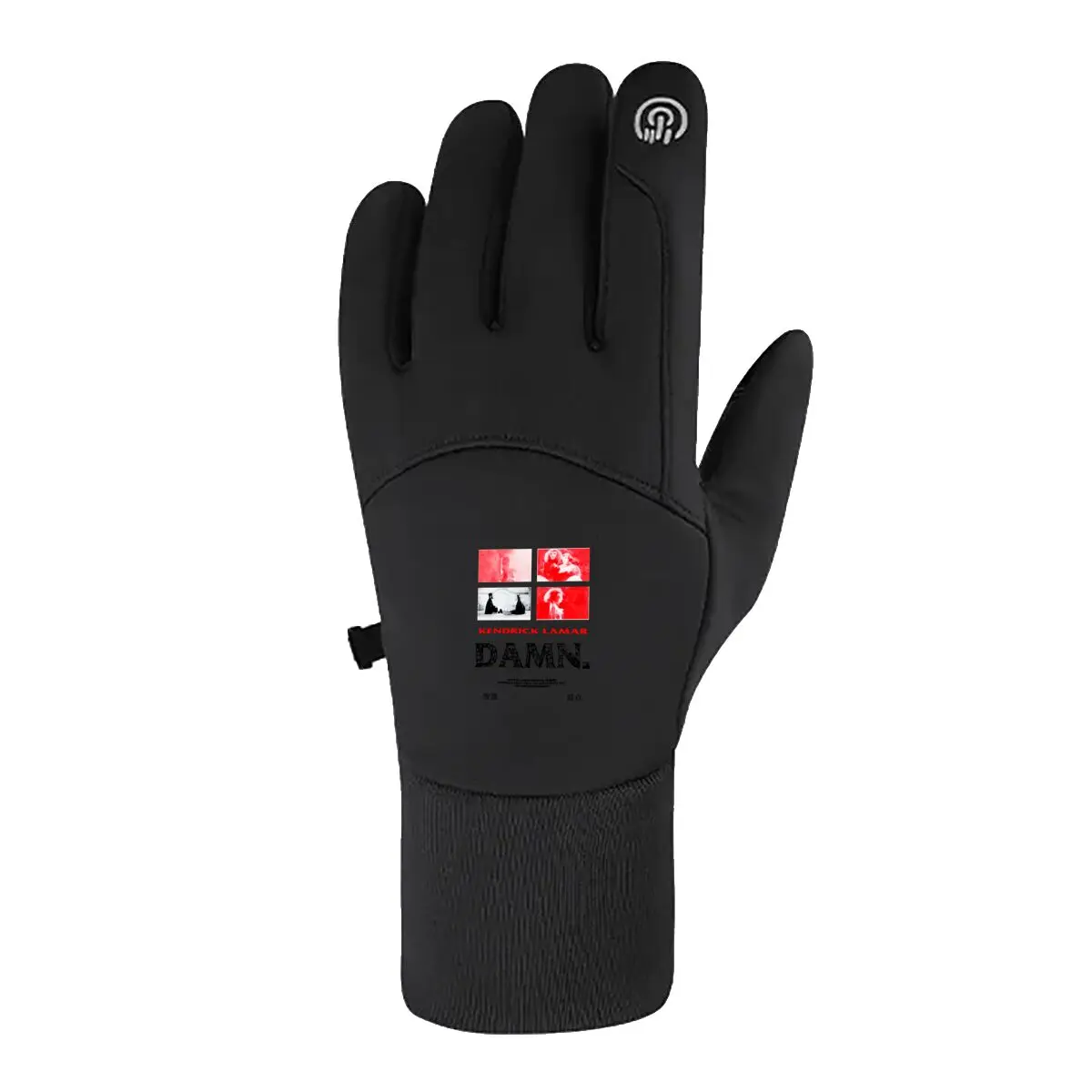 

Kendrick Lamar DAMN Классические флисовые перчатки для езды на велосипеде и пешего туризма