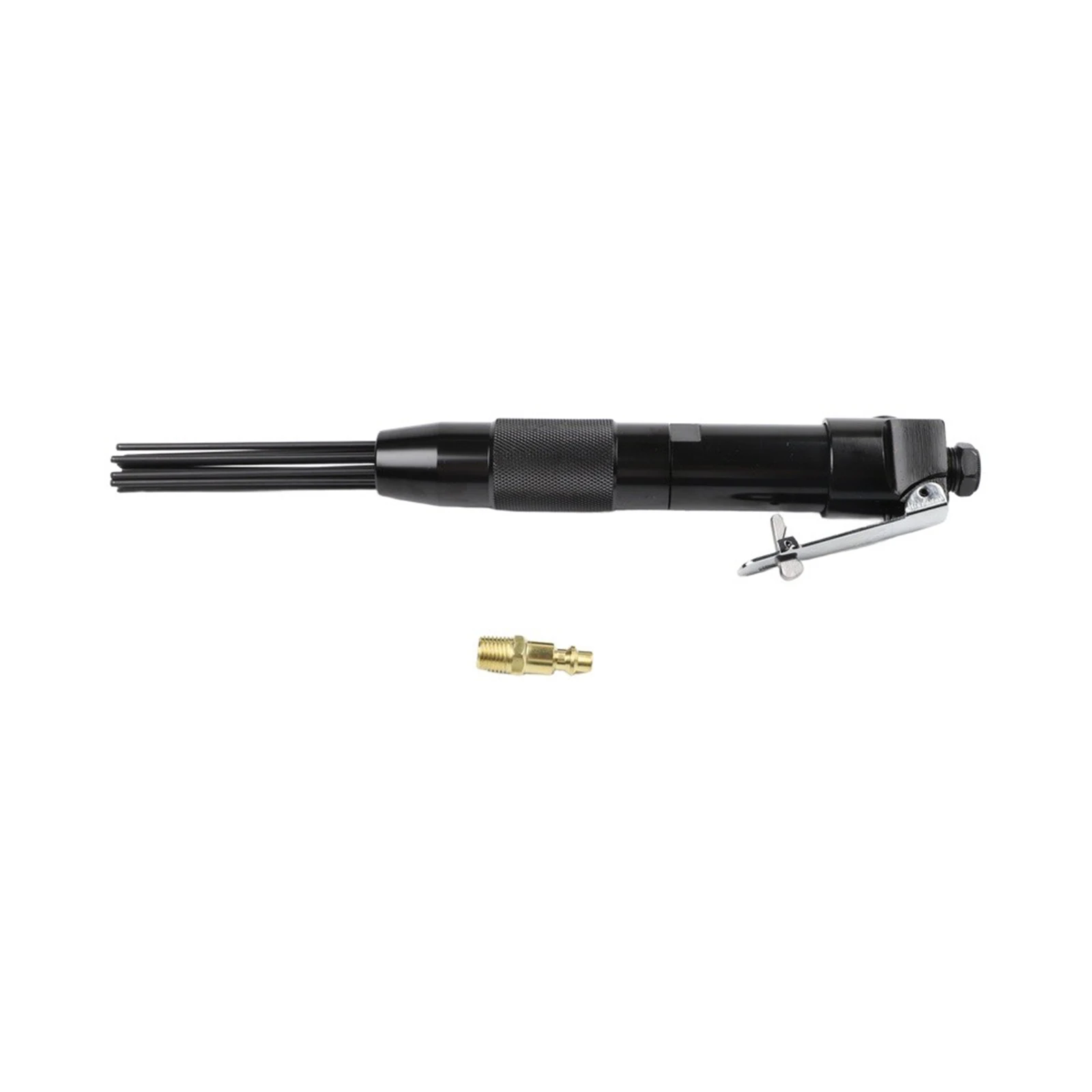 Pneumatic Air Needle Scaler for Rust Paint Weld Slag Deburring Cleaning Tool with 12 Steel Needles 4000 Strokes per Minute