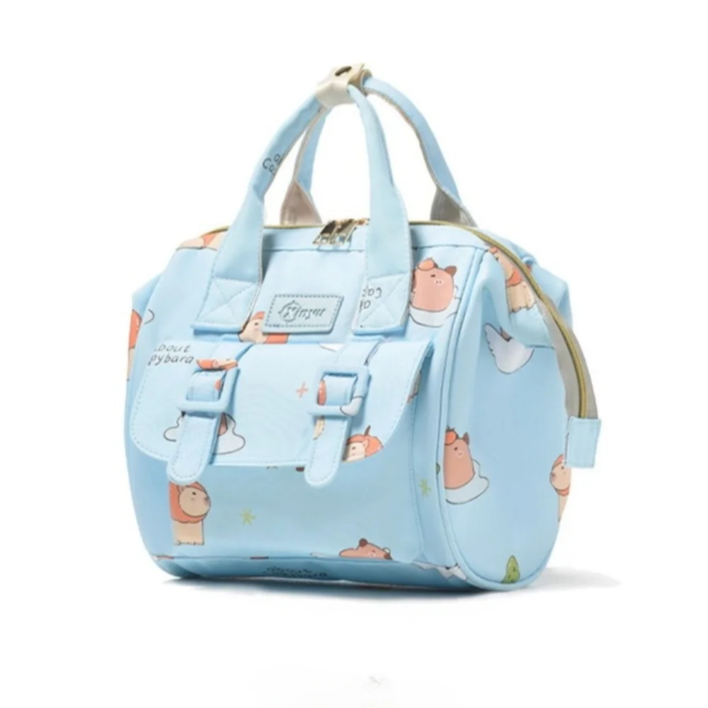 Sac à dos de voyage imprimé dessin animé mignon, sac d'allaitement ultraléger en Nylon, sac à couches Portable de grande capacité