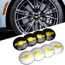 4Pcs 56mm Car Wheel Hub Cap Metal Emblem Stickers Accessories for Chevrolet Cruze Lacetti Sonic Spark Aveo T250 Cobalt Captiva